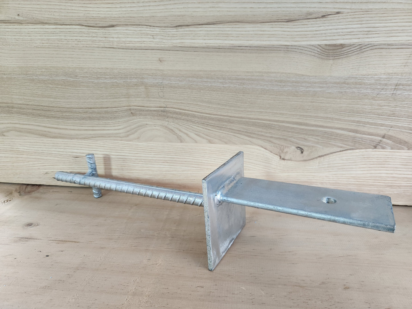 Galvanized Post Bracket with Plate