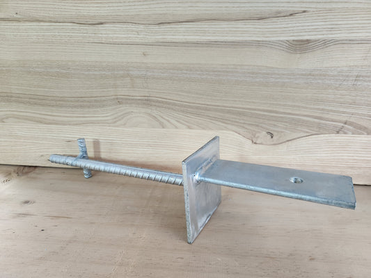Galvanized Post Bracket with Plate