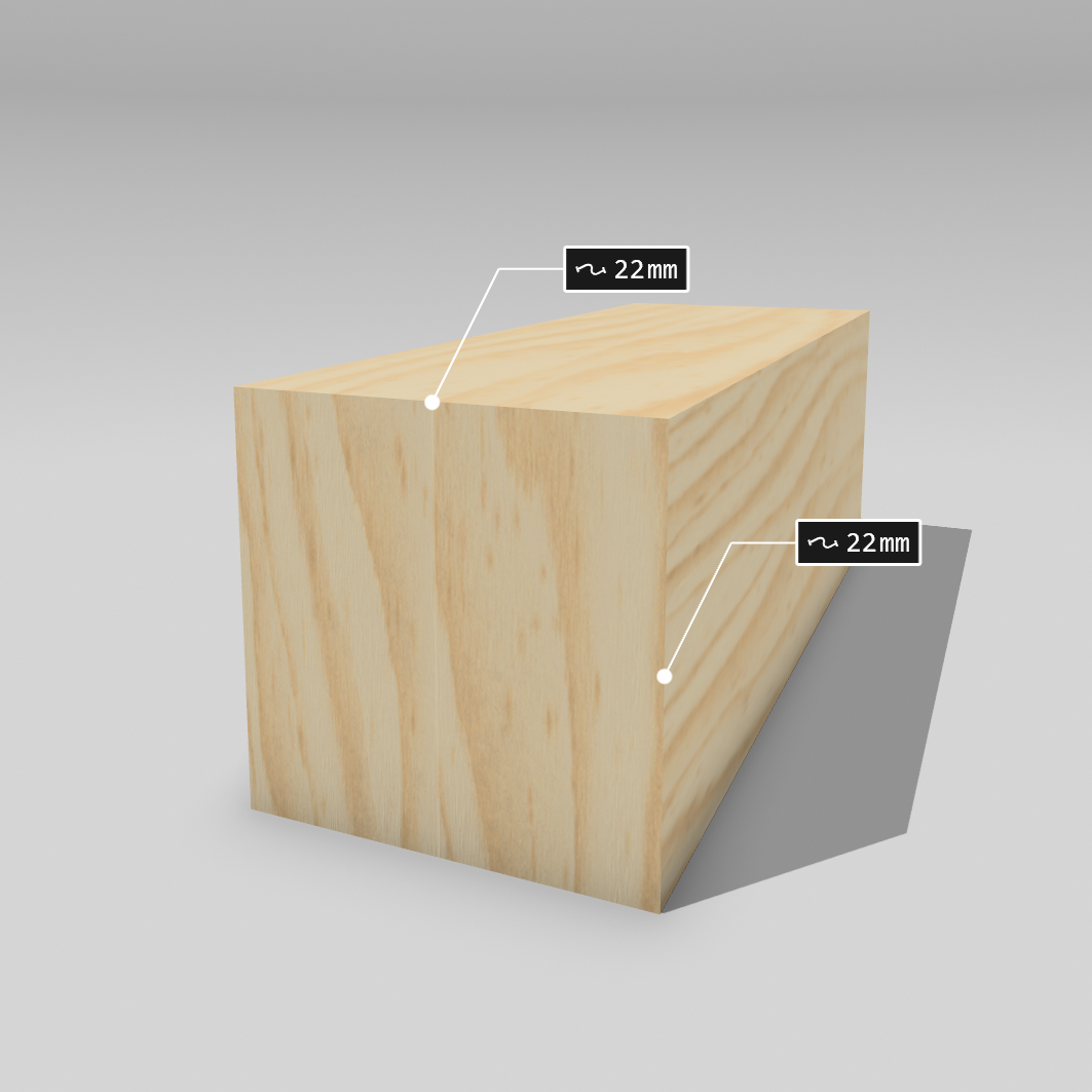 Pine PAR size: 22x22mm