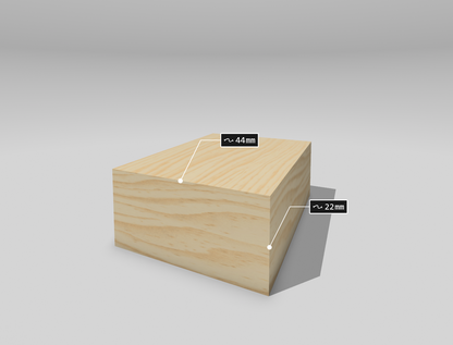 Pine PAR size: 22x44mm