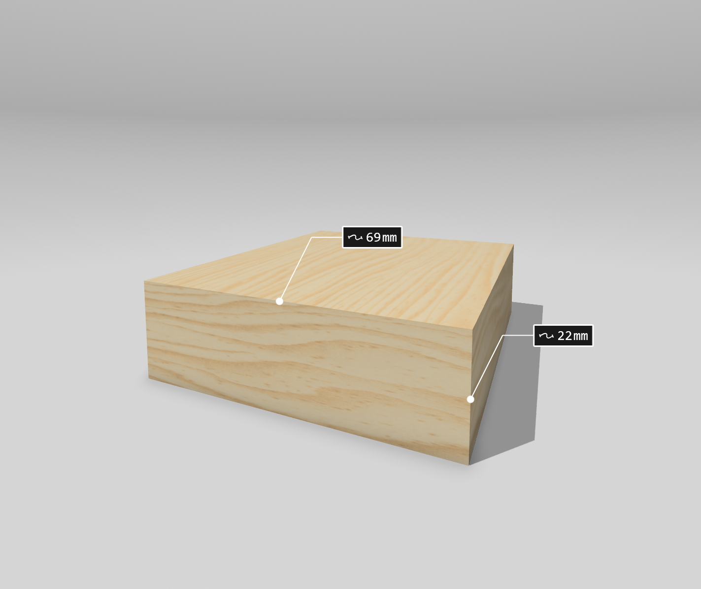 Pine PAR size: 22x69mm
