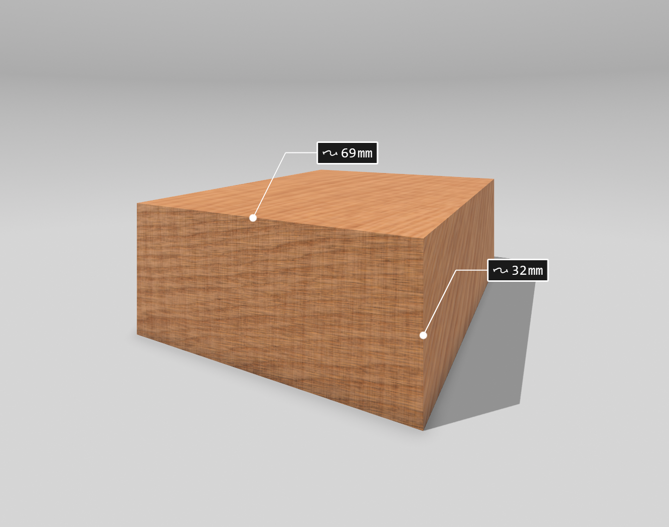 Hardwood PAR size: 32x69mm