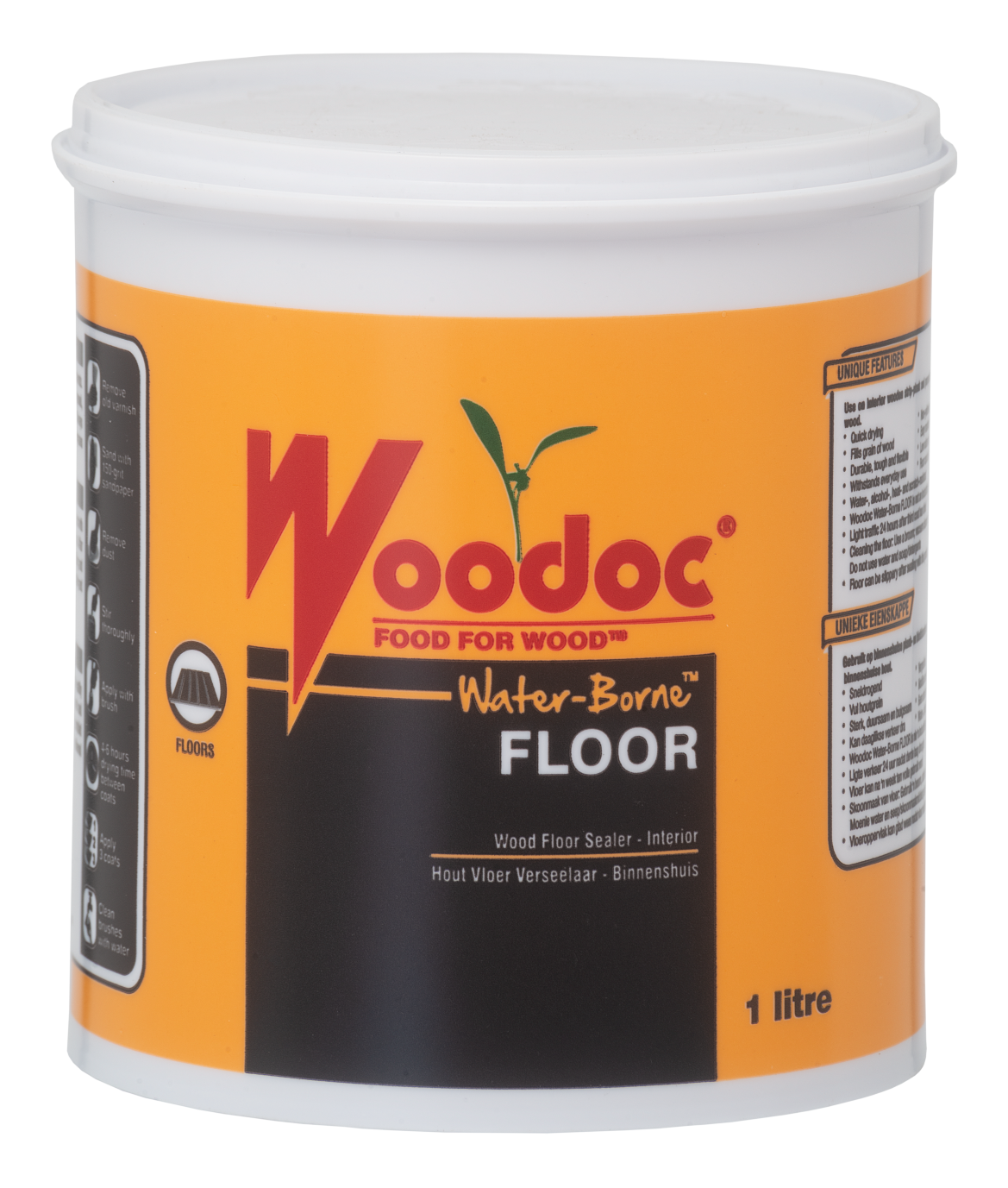 Woodoc Water-Borne FLOOR 1l matt clear Interior